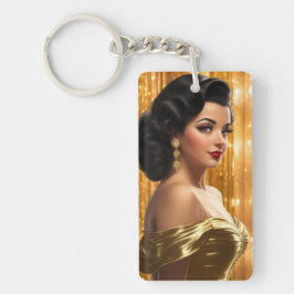 Chaveiro Raparigas com Glam Retro (Ana Maria)