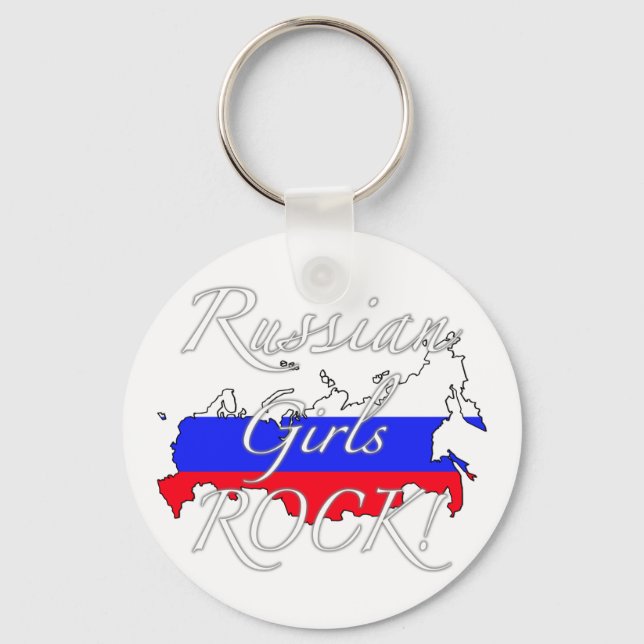 Chaveiro Raparigas Russas Rock! (Frente)