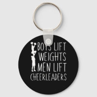 Rapazes Levantam Pesos Homens Levantam Cheerleader