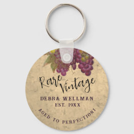 Chaveiro Raras Vintage Aniversário com Idade até Perfeição