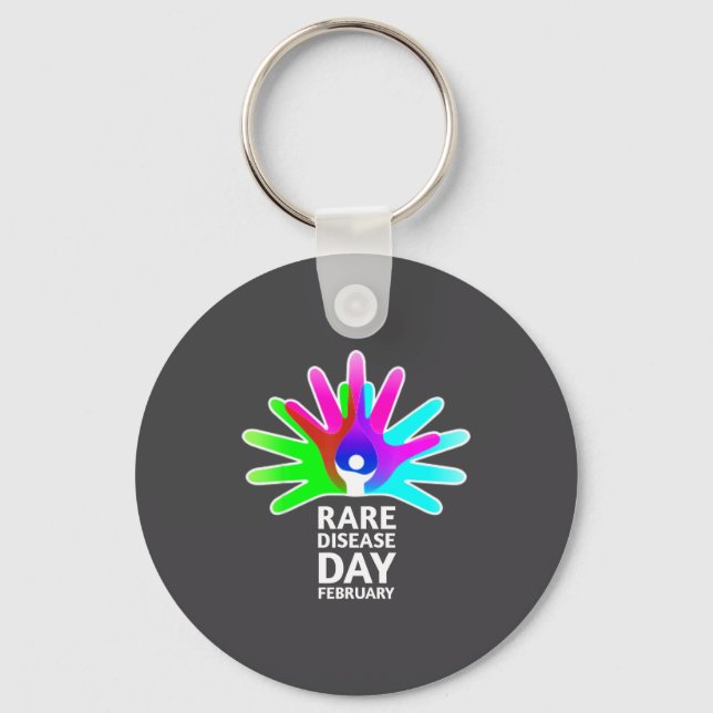 Chaveiro Rare Disease Awareness Shirt - Rare Diseases Day 2 (Frente)