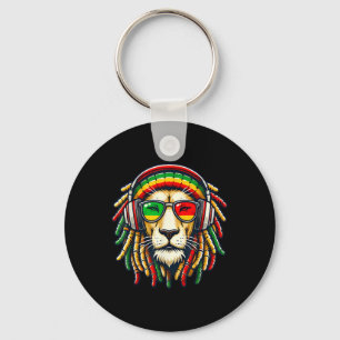 Chaveiro Rasta Reggae Music Lion Jamaica