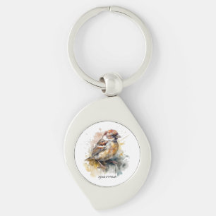 Chaveiro Rastreador de Aquarela Russo, personalizado