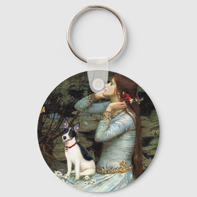Chaveiro Rat Terrier - Ophelia Sentada (Frente)
