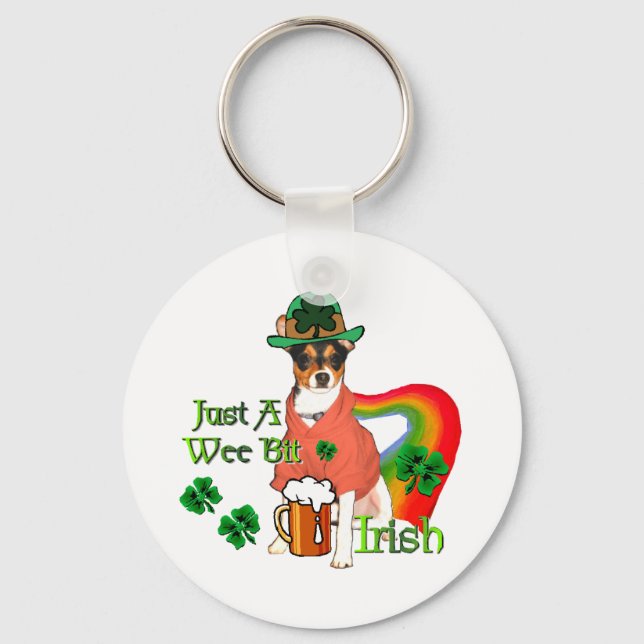 Chaveiro Rat Terrier St Patricks (Frente)