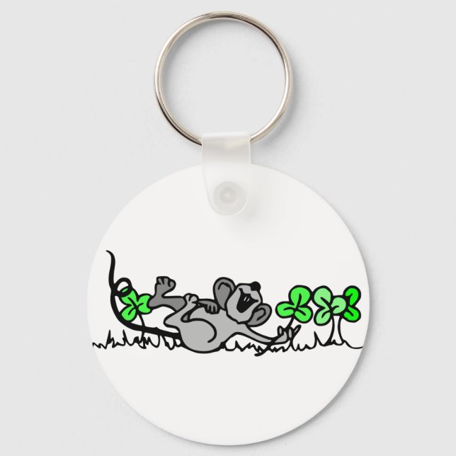 Chaveiro Rato Brincando De Camarões (Frente)