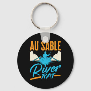Chaveiro Rato do Rio Au Sable Rafting Canoagem Pesca Barco