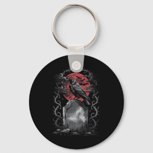 Chaveiro Raven Bird Gothic Raven Art Cemetery Fantasy