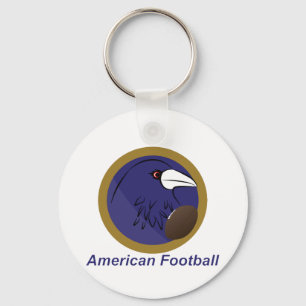 Chaveiro Raven com bola de futebol americano