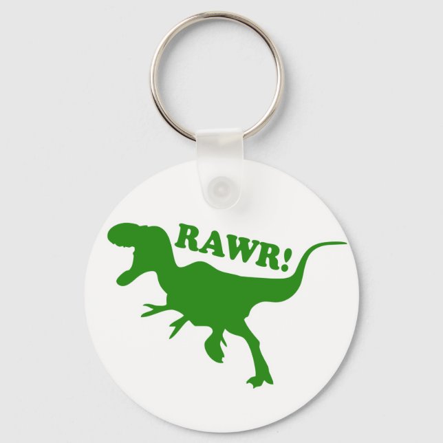 Chaveiro RAWR é como os dinossauros dizem que eu te amo (Frente)