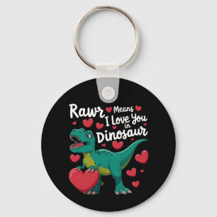 Chaveiro Rawr Quer Dizer Que Te Amo Em Namorados De Dinossa