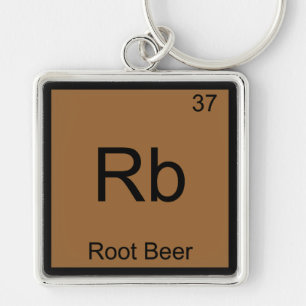 Chaveiro Rb - Camisa com Símbolo do Elemento Químico Root B