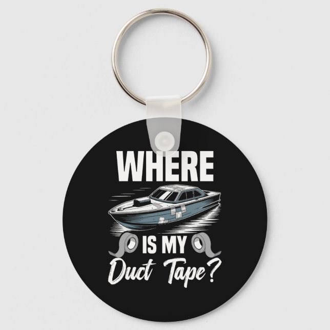 Chaveiro Rc Boats Remote Control Boat Cruise Duct Tape Rc C (Frente)