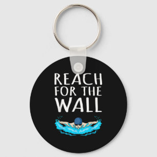 Chaveiro Reach For Wall Divertido Nadador Nadador Treinador