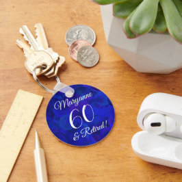 Chaveiro Real Azul 60 Elegante e aposentadoria