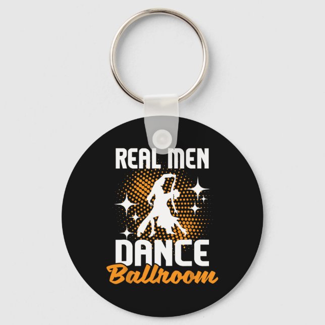 Chaveiro Real Men Dance Ballroom - Dançando Sócio Dançarino (Frente)
