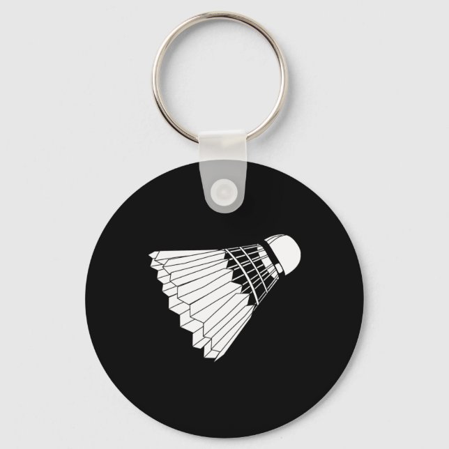 Chaveiro Realmente Como Badminton Shuttle Birdie (Frente)