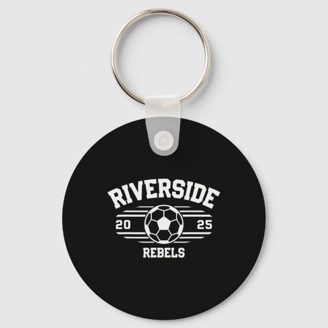 Chaveiro Rebeldes de Riverside Futebol Ll 2025  (Frente)