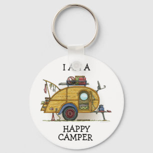 Chaveiro Reboque bonito do viagem do campista da lágrima d
