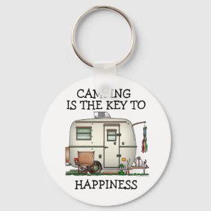 Chaveiro Reboque de vidro do viagem do campista do ovo do