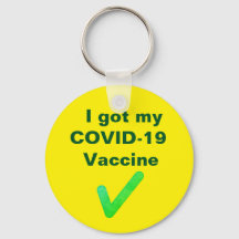 Recebi minha vacina COVID-19. Botão