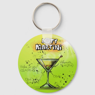 Chaveiro Receita de Martini Cocktail