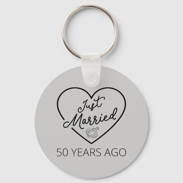 Chaveiro Recem casados 50 Anos Atrás III (Frente)