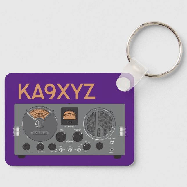 Chaveiro Receptor de rádio S 20R Classic Hallicrafters (Frente)