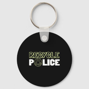 Chaveiro Reciclagem Ambiental Polícia Reciclar Terra Da