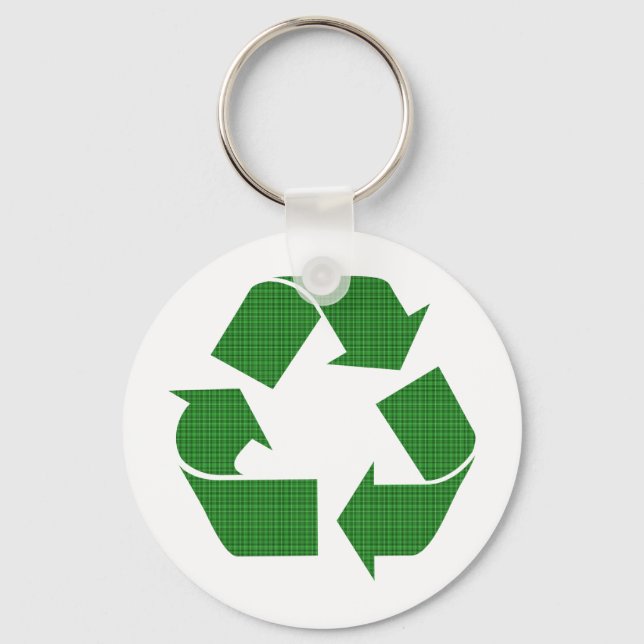 Chaveiro reciclar xadrez (Frente)