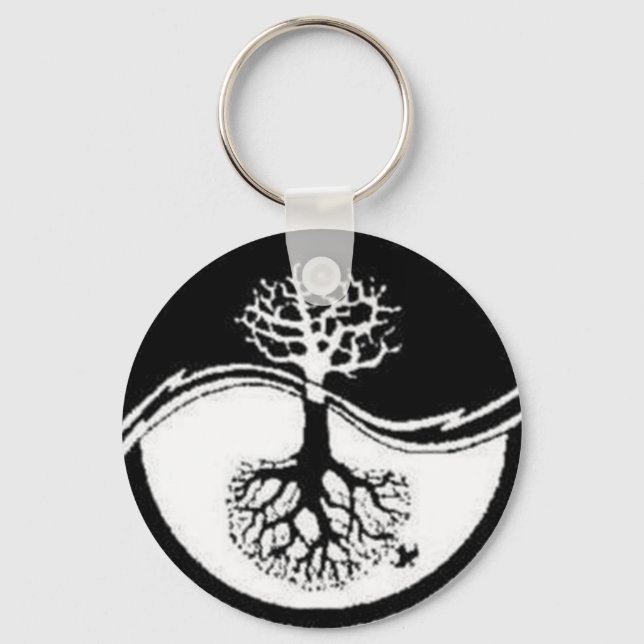 CHAVEIRO RECICLAR YIN YANG TREE (Frente)