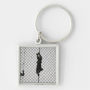 Chaveiro recrutas que terminam um obstáculo