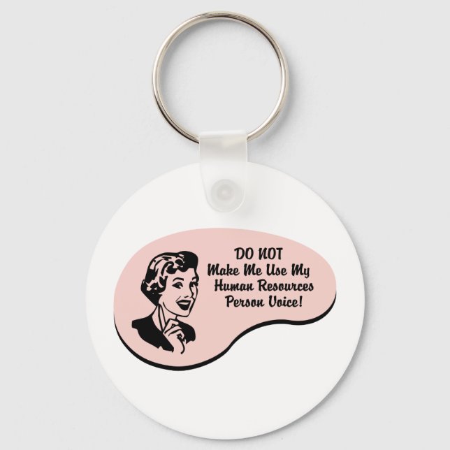 Chaveiro Recursos Humanos - Voz pessoal (Frente)