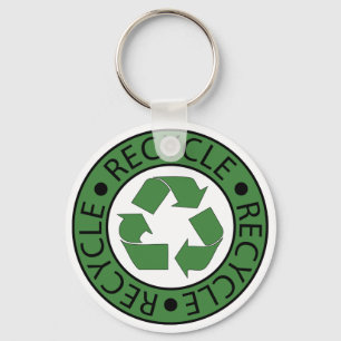Chaveiro Recycle Green Logo BK Letters