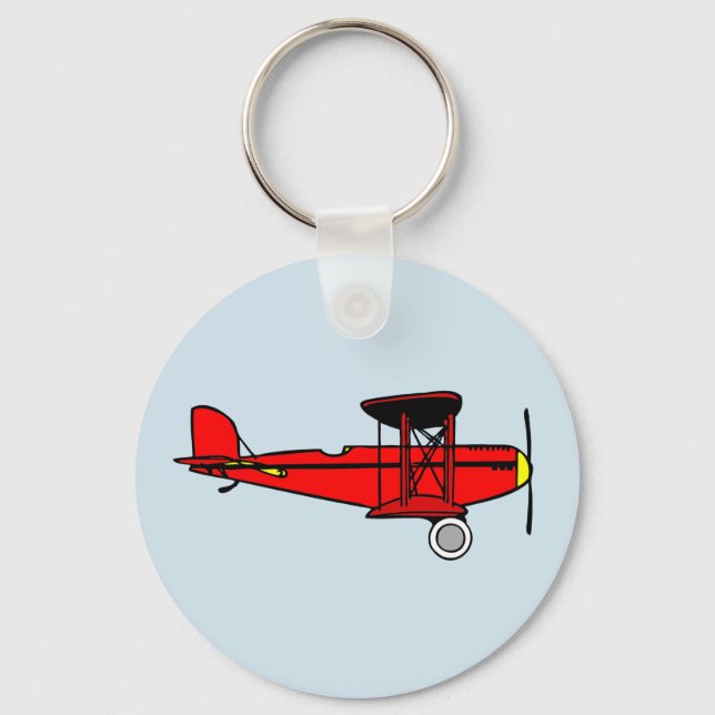 Chaveiro Red Biplane (Frente)