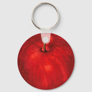 Chaveiro "Red Delicious Watercolor Apple