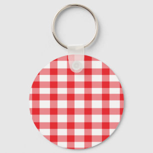 Chaveiro Red Gingham