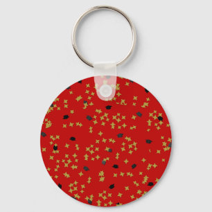 Chaveiro Red Graduation Confetti