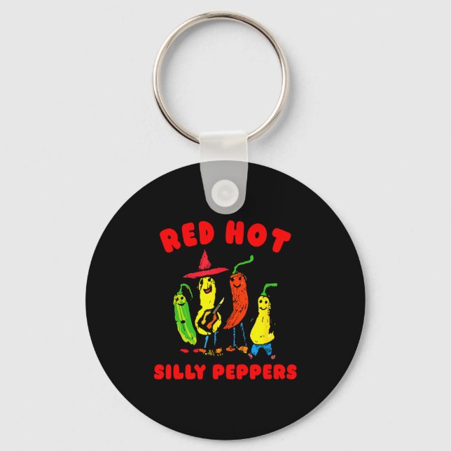 Chaveiro Red Hot Silly Peppers, Funny  (Frente)