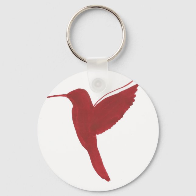 Chaveiro Red Hummingbird (Frente)