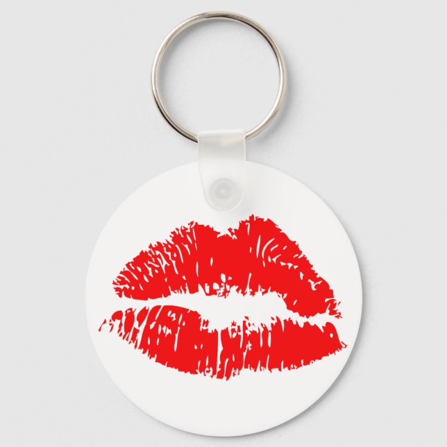 Chaveiro Red Lipstick Kiss Mark (Frente)