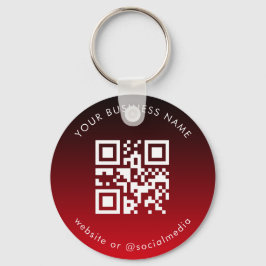 Chaveiro Red Ombro Adicionar Verificação de Código Qr de Em