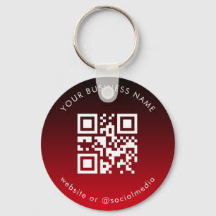 Chaveiro Red Ombro Adicionar Verificação de Código Qr de Em