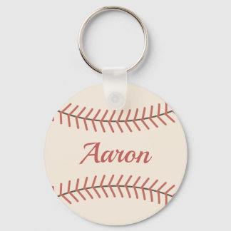 Chaveiro Red Personalized Vintage Baseball Keychain Gift