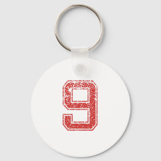 Chaveiro Red Sports Jerzn Número 9
