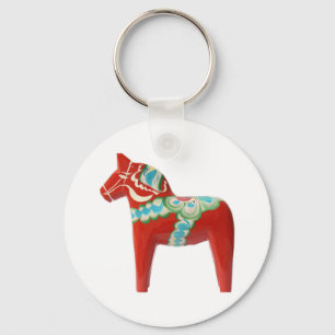 Chaveiro Red Swedish Dala Horse