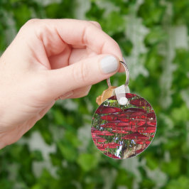 Chaveiro Red Umbrellas in the Sky - Asian Keychain