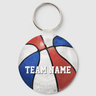 Chaveiro Red White Blue Basquete