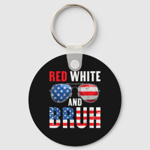 Chaveiro Red White E Bruh 4 De Julho Meninos Patrióticos