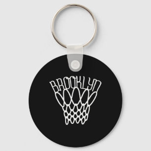 Chaveiro Rede de Basquete Vintage da Cidade do Brooklyn Nov